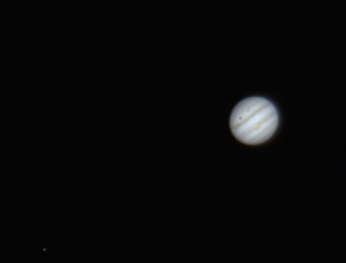 Bild vom Jupiter und seinen Monden