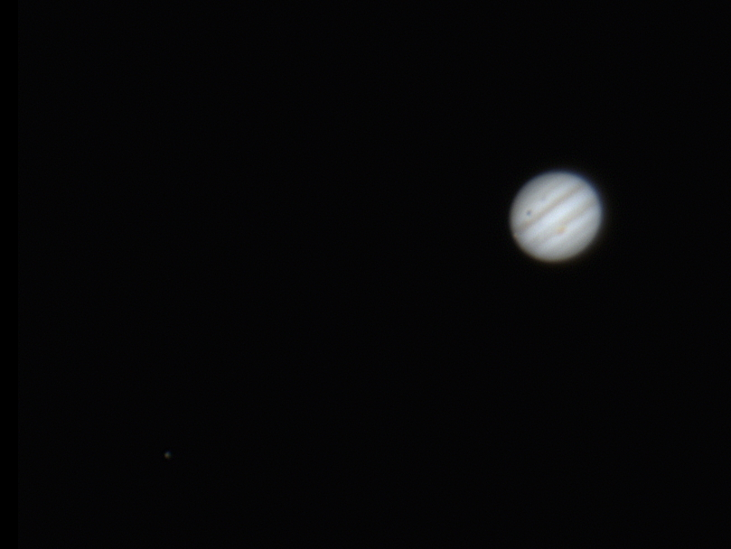 Bild vom Jupiter und seinen Monden